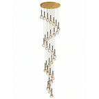 YOOGEE statement chandelier for dining room and foyer lighting