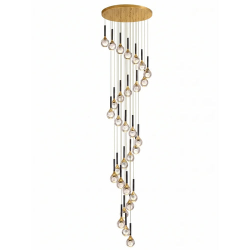 YOOGEE statement chandelier for dining room and foyer lighting