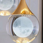 YOOGEE luxury crystal chandelier for modern dining room lighting
