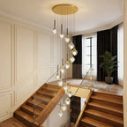 Modern chandelier light fixture for elegant living room decor