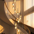 YOOGEE statement chandelier for dining room and foyer lighting