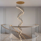 YOOGEE statement chandelier for dining room and foyer lighting