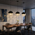 Nova Crystal Pendant Light for Dining Room & Kitchen Island