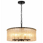 YOOGEE luxury crystal chandelier for modern dining room lighting