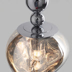 Aureliav Minimalist Glass Ball Pendant Light for Dining Room & Kitchen Island