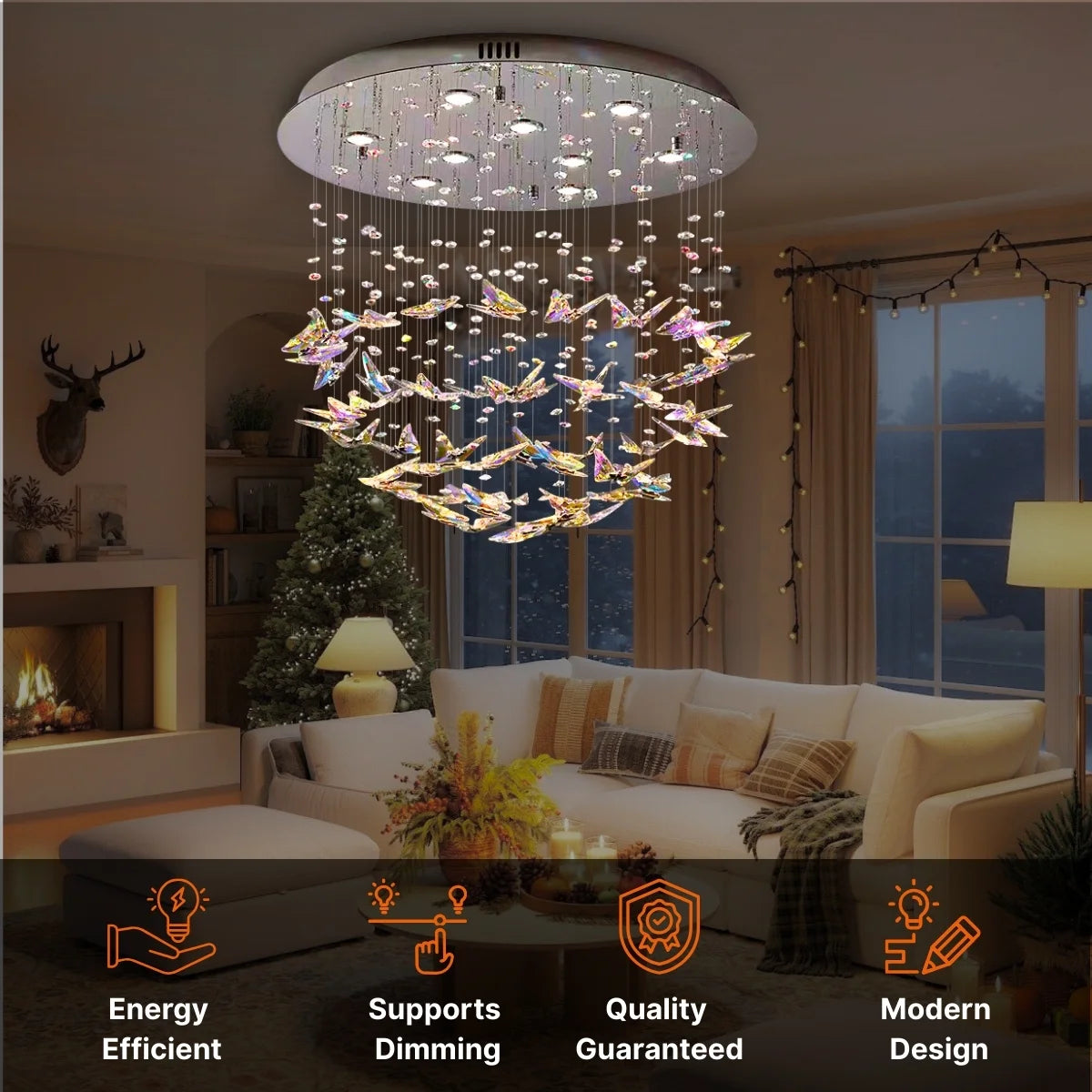 Flyn Butterfly Chandelier