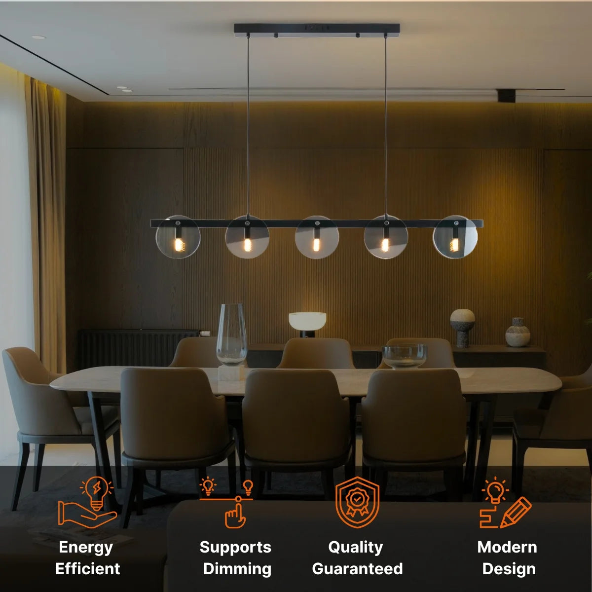 Loop Black Pendant light