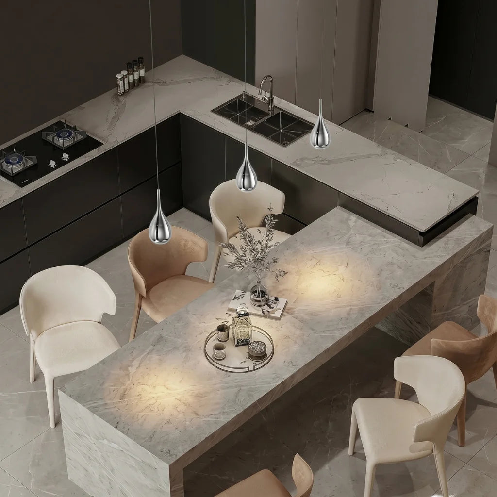 Glow Modern LED Pendant Lights for Kitchen Island & Dining