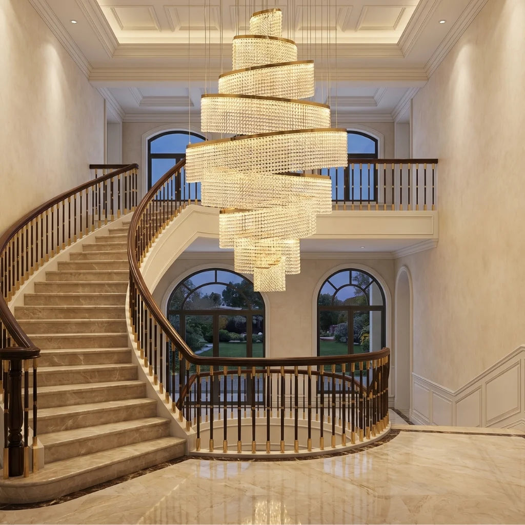 Contemporary chandelier lighting fixture for luxury home decor