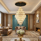 Luxury ceiling chandelier for upscale American home interiors