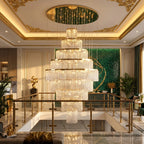 YOOGEE statement chandelier for dining room and foyer lighting