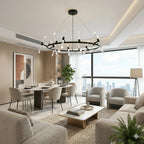 modern chandelier black
