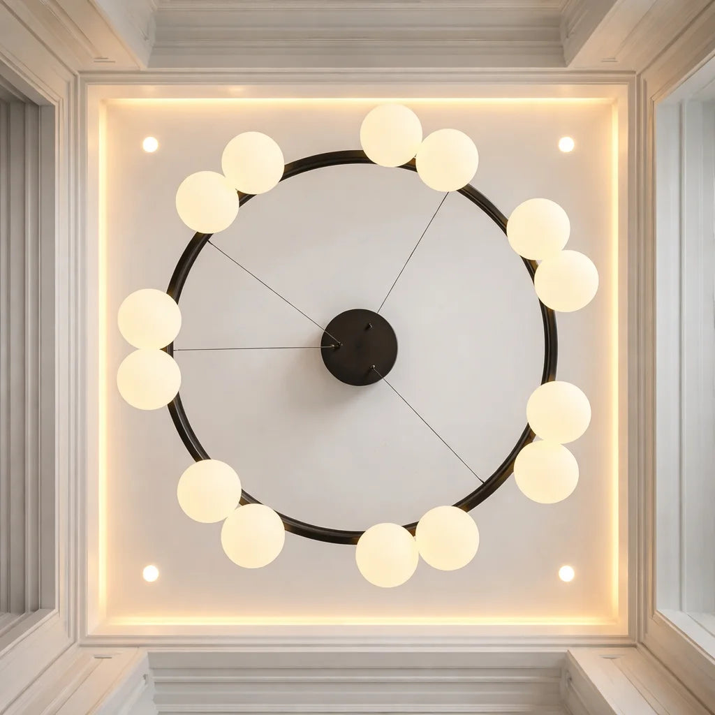 Contemporary chandelier lighting fixture for luxury home decor