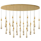 Modern chandelier light fixture for elegant living room decor