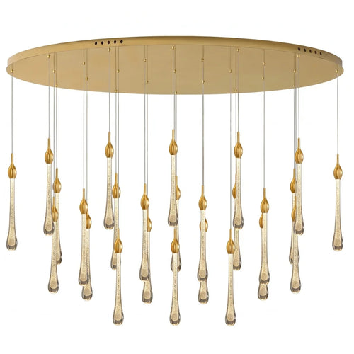Modern chandelier light fixture for elegant living room decor