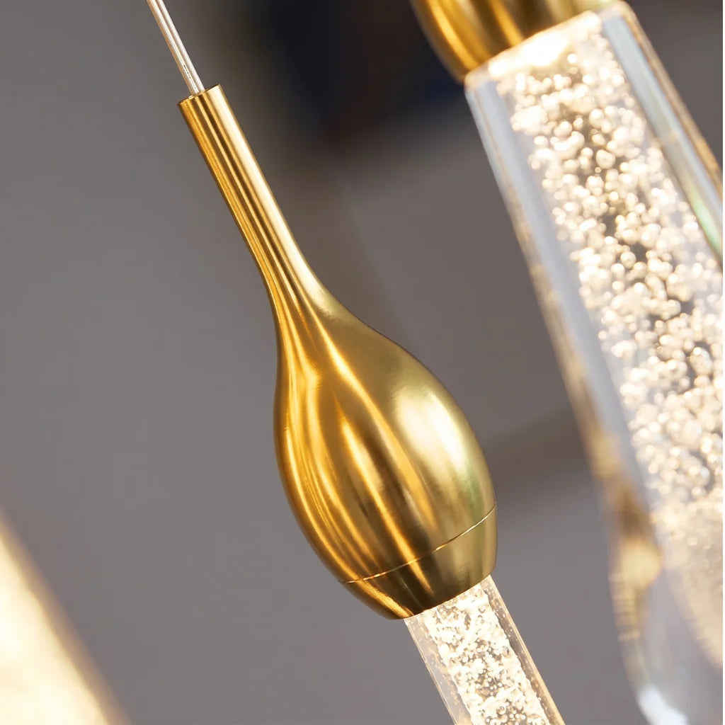 YOOGEE statement chandelier for dining room and foyer lighting