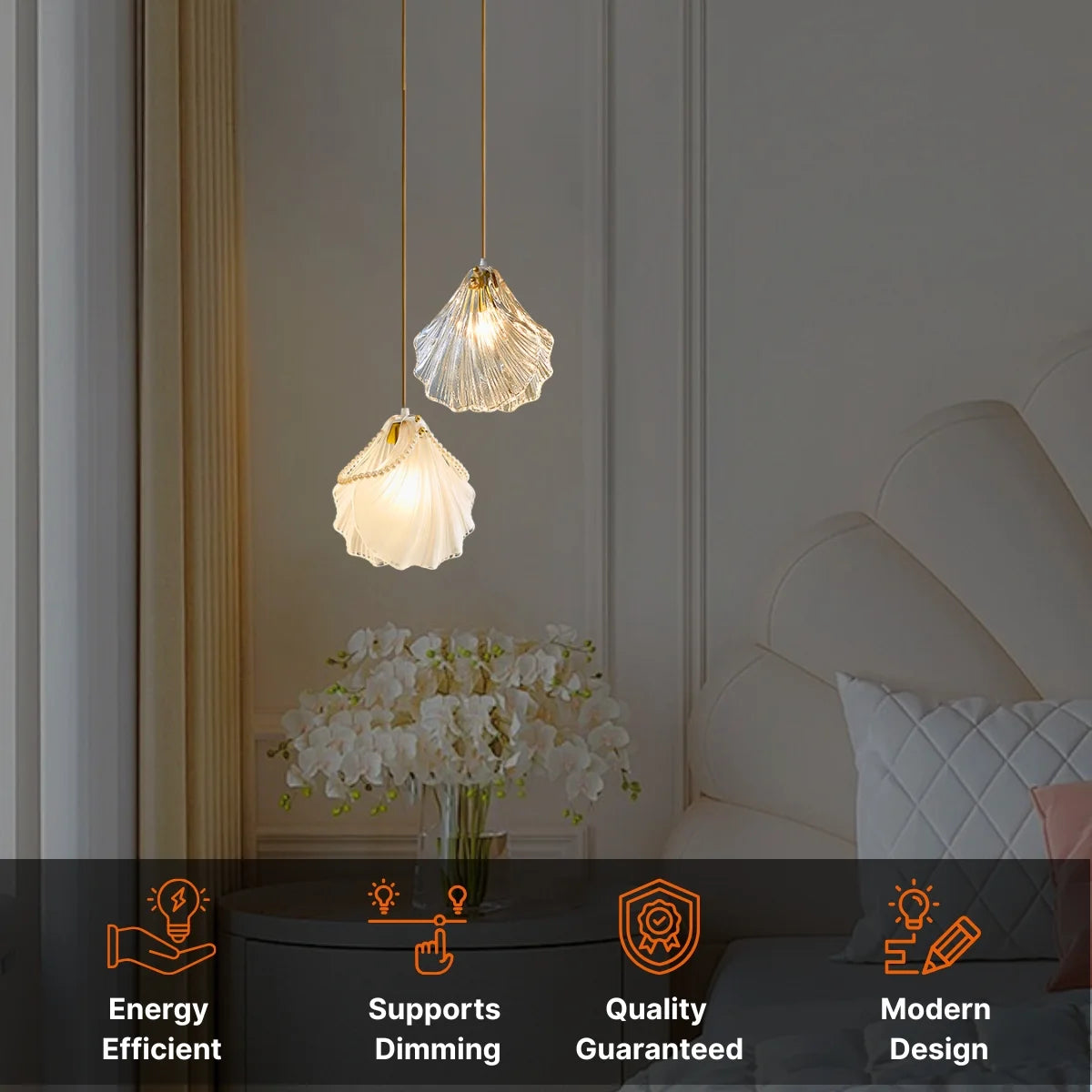 Cora Bedroom Pendant lighting
