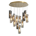 YOOGEE statement chandelier for dining room and foyer lighting