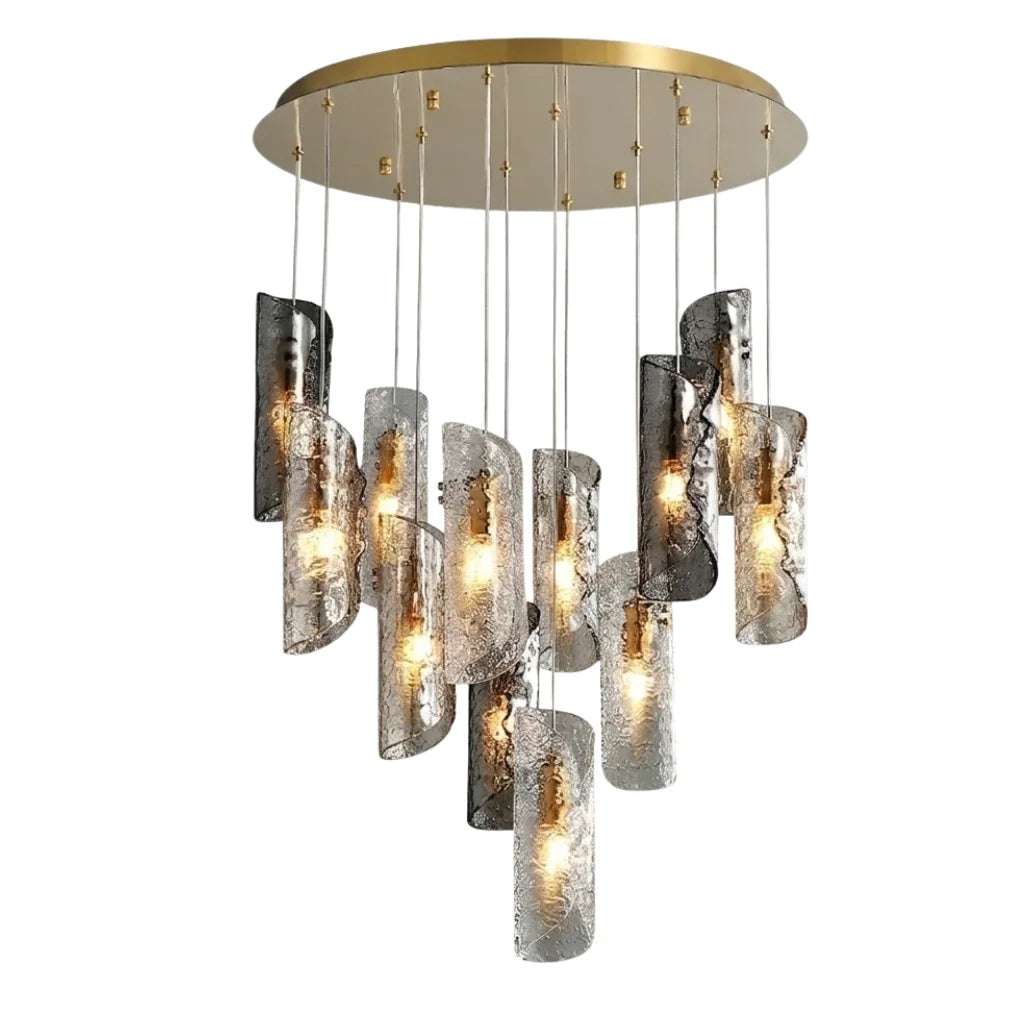 YOOGEE statement chandelier for dining room and foyer lighting