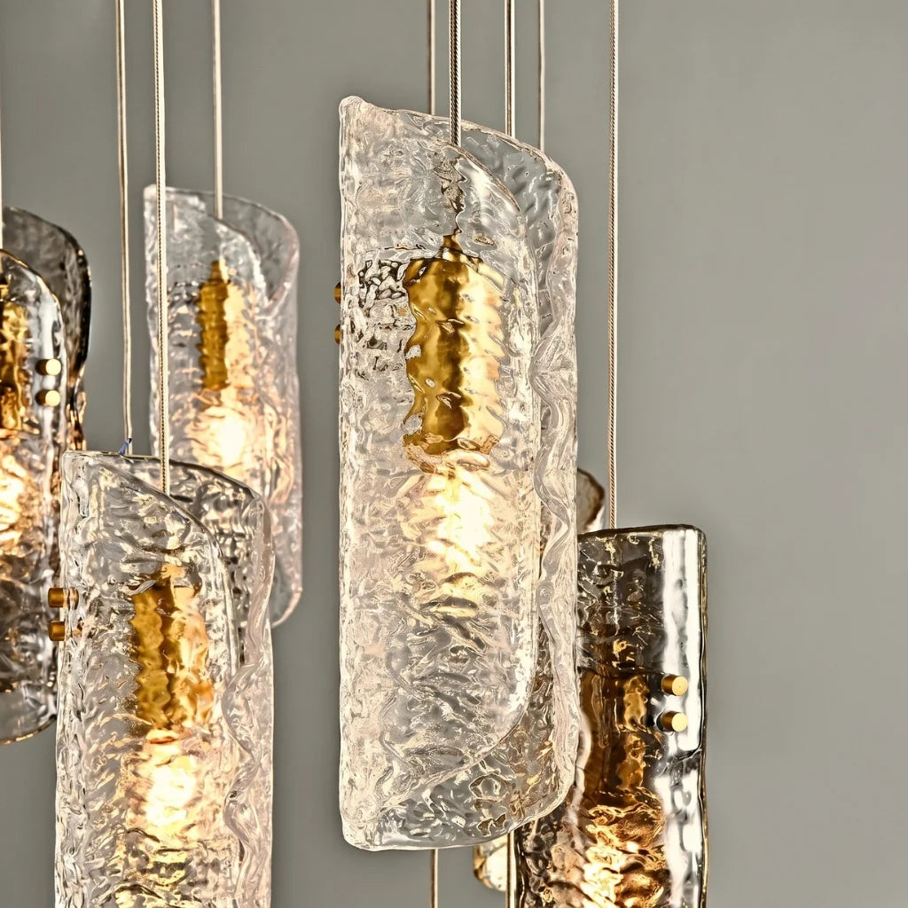YOOGEE statement chandelier for dining room and foyer lighting