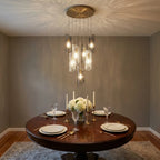 Contemporary chandelier lighting fixture for luxury home decor