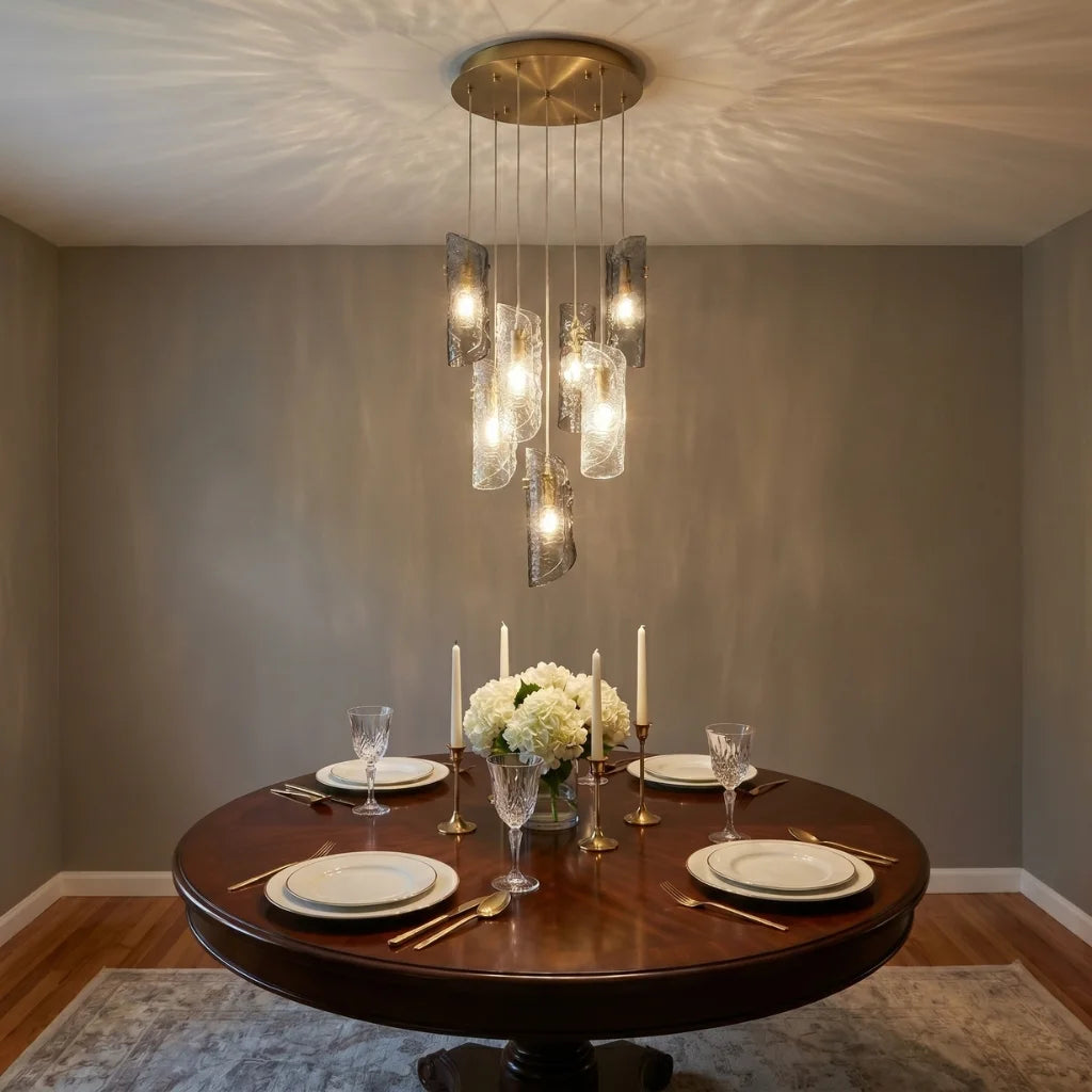 Contemporary chandelier lighting fixture for luxury home decor