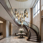 YOOGEE statement chandelier for dining room and foyer lighting