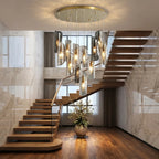 Contemporary chandelier lighting fixture for luxury home decor