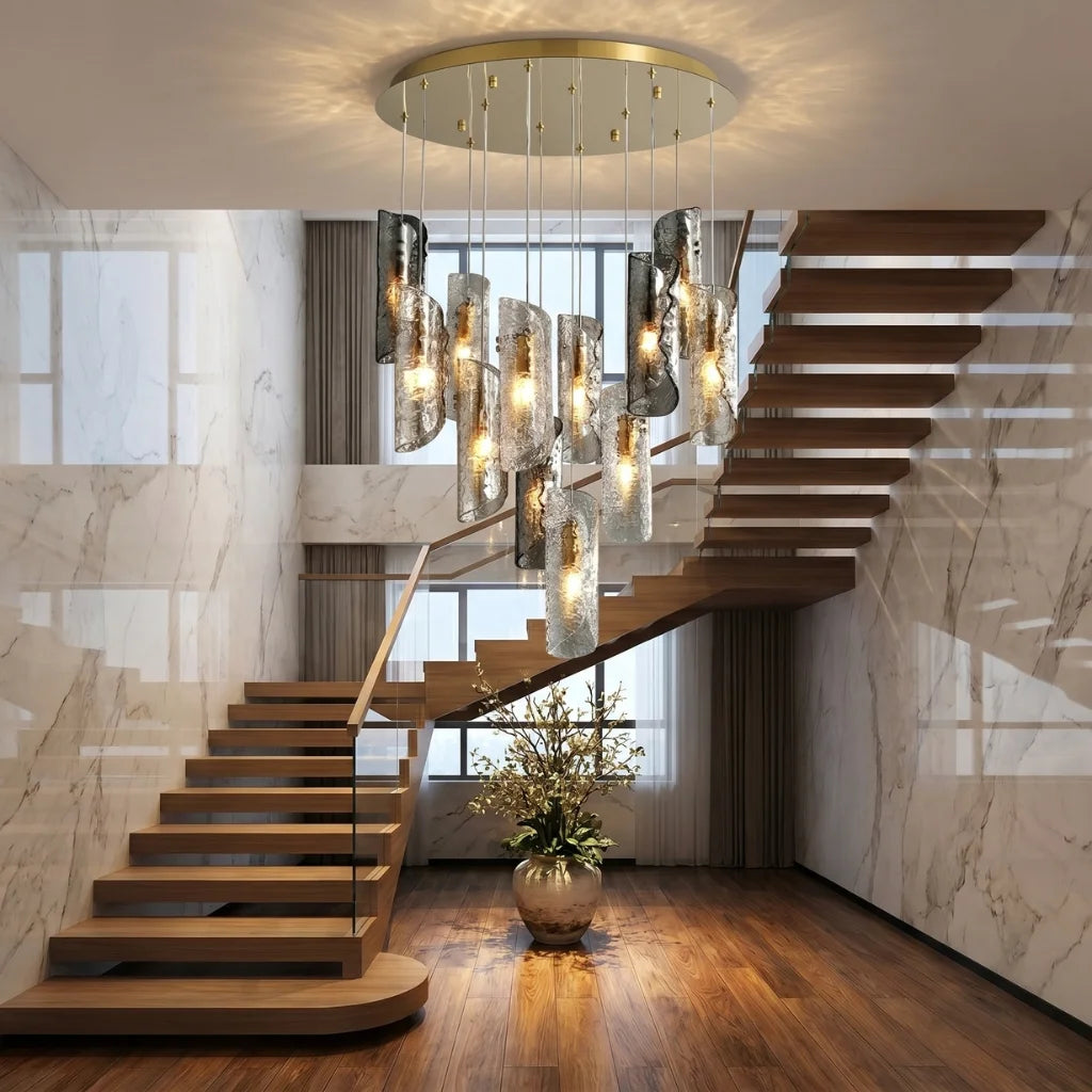 Contemporary chandelier lighting fixture for luxury home decor