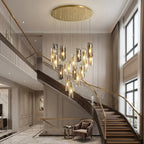YOOGEE luxury crystal chandelier for modern dining room lighting