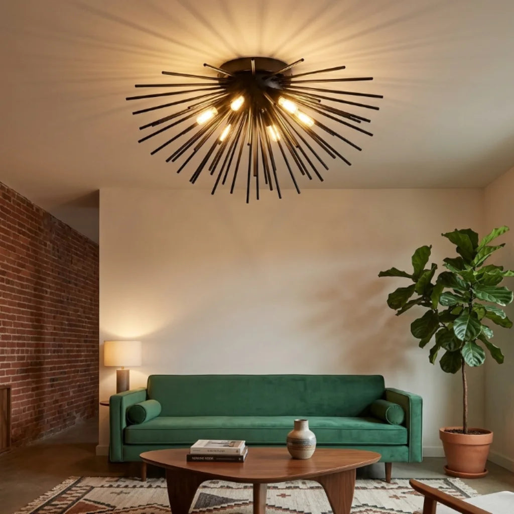 Pyro Modern LED Ceiling Light for Living Room & Dining Room