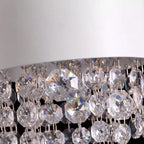Vetra Mini White Crystal Pendant Light for Dining Room & Kitchen Island