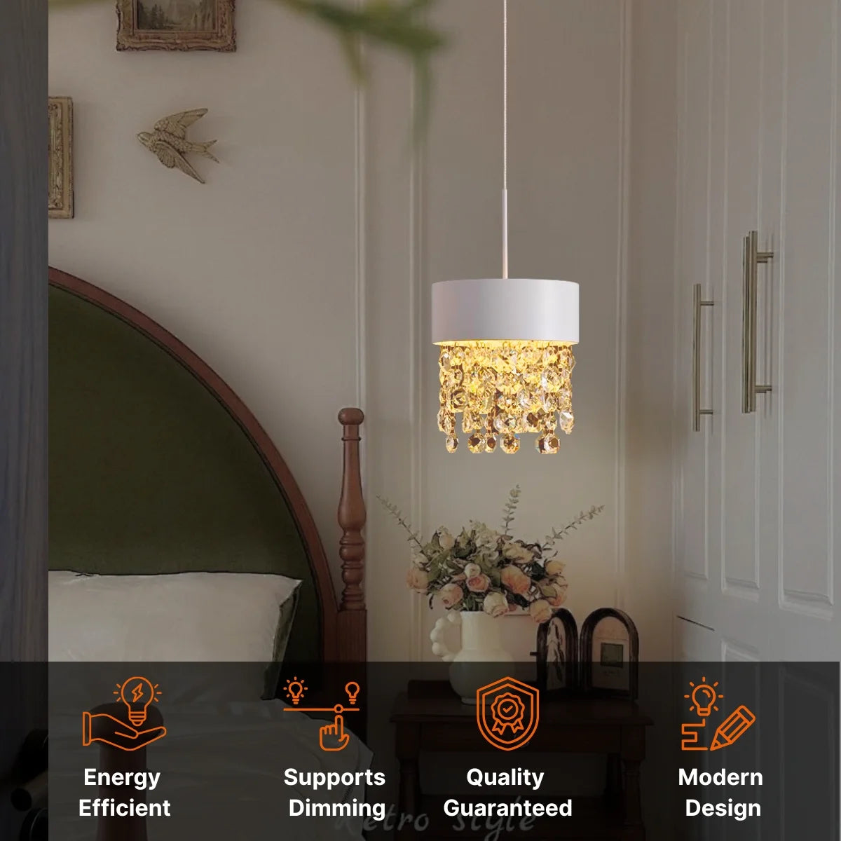 Vetra White Pendant Light