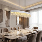 Luxury ceiling chandelier for upscale American home interiors