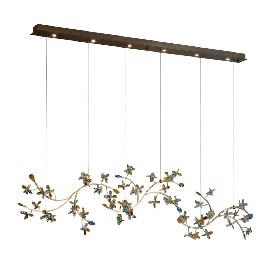YOOGEE statement chandelier for dining room and foyer lighting