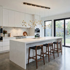 Modern chandelier light fixture for elegant living room decor