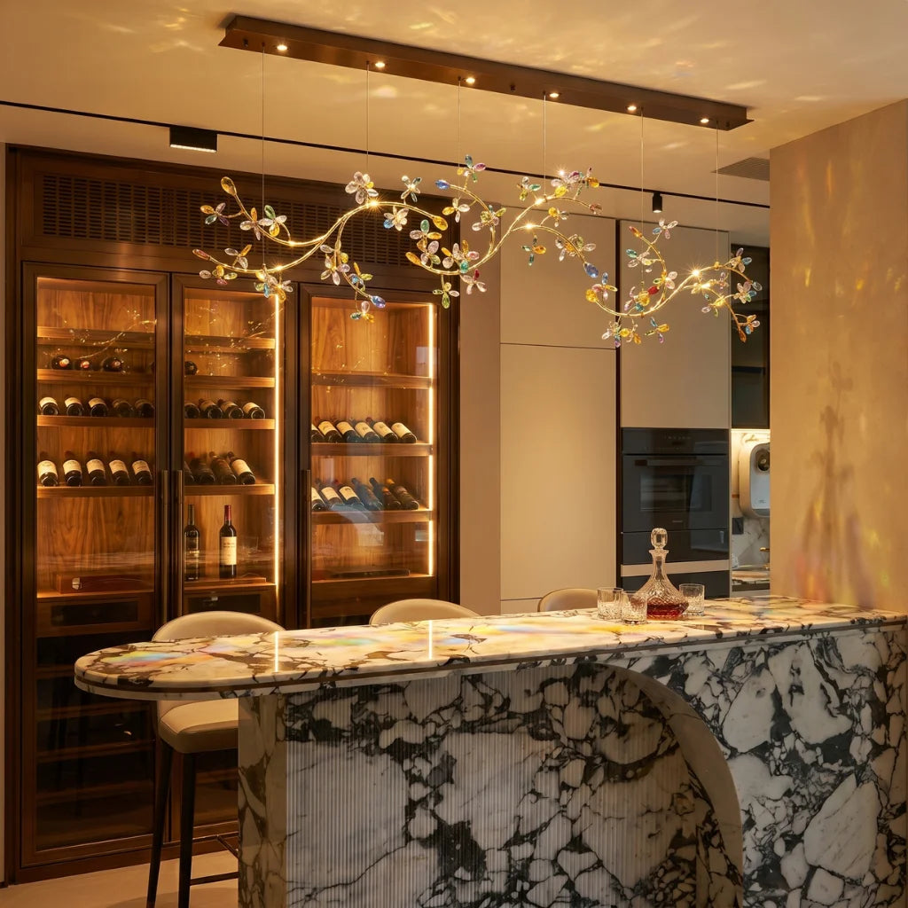 Contemporary chandelier lighting fixture for luxury home decor