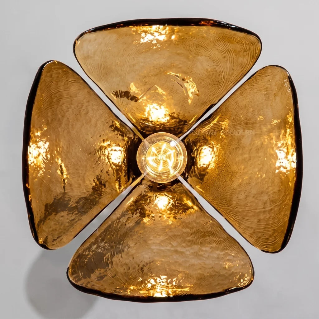Modern brass pendant light for upscale American home interiors