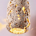 YOOGEE Tufa Stone Pendant Light dimensional size reference for kitchen island installation