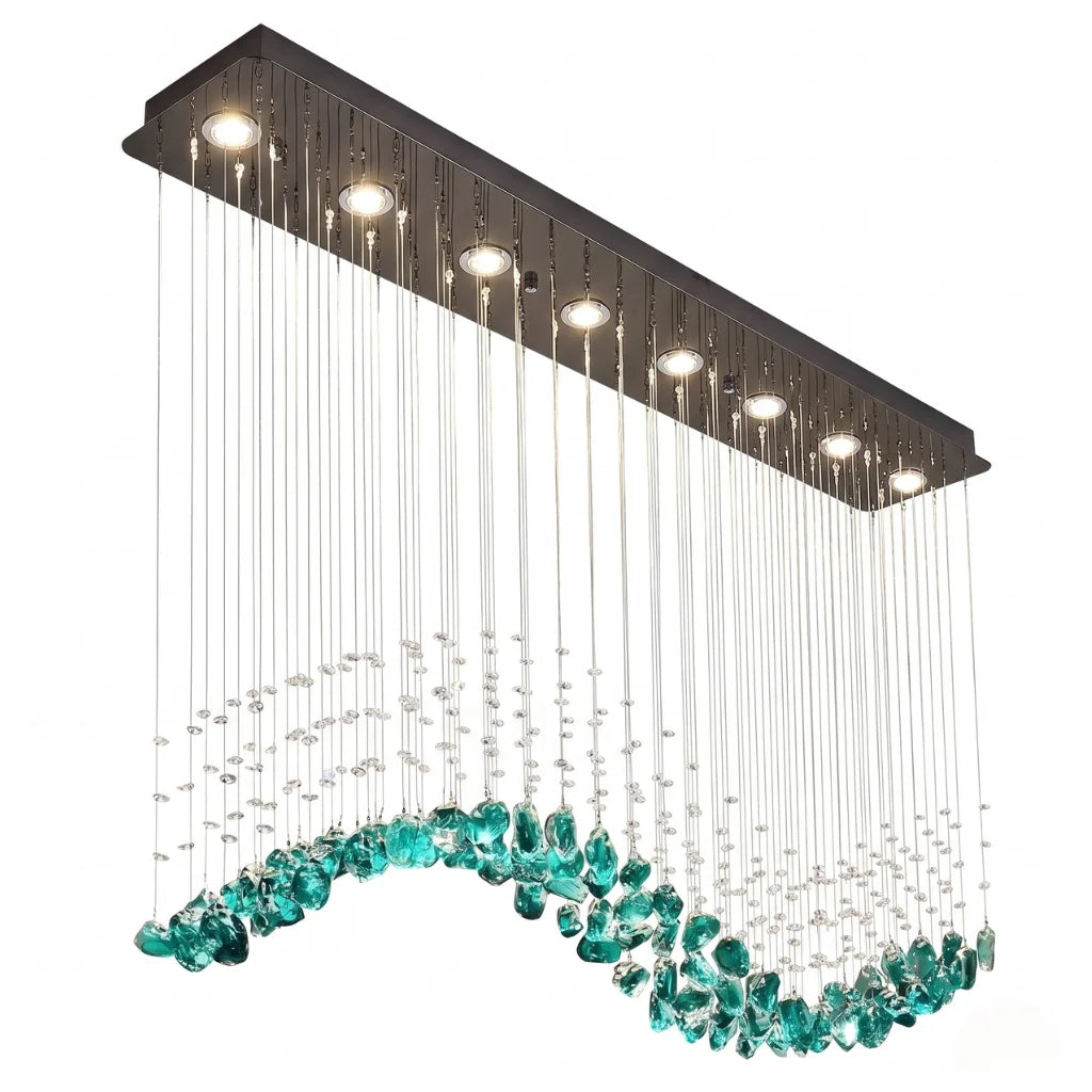 Contemporary chandelier lighting fixture for luxury home decor
