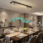 Luxury ceiling chandelier for upscale American home interiors