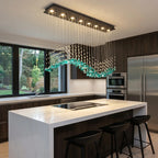 YOOGEE statement chandelier for dining room and foyer lighting