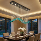 Contemporary chandelier lighting fixture for luxury home decor