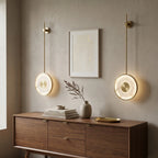 Solyn Natural Marble LED Wall Sconce for Living Room & Bedroom