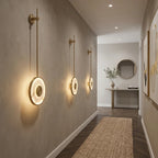 Solyn Natural Marble LED Wall Sconce for Living Room & Bedroom