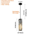 Clyo Crystal Pendant Light Chrome finish reflecting natural light in bright kitchen
