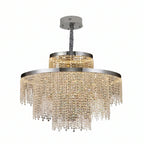 YOOGEE statement chandelier for dining room and foyer lighting