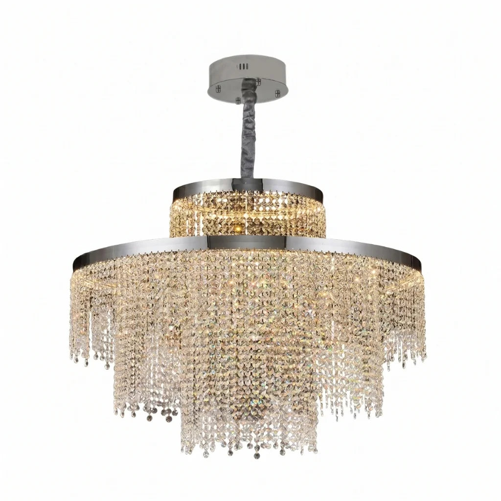 YOOGEE statement chandelier for dining room and foyer lighting