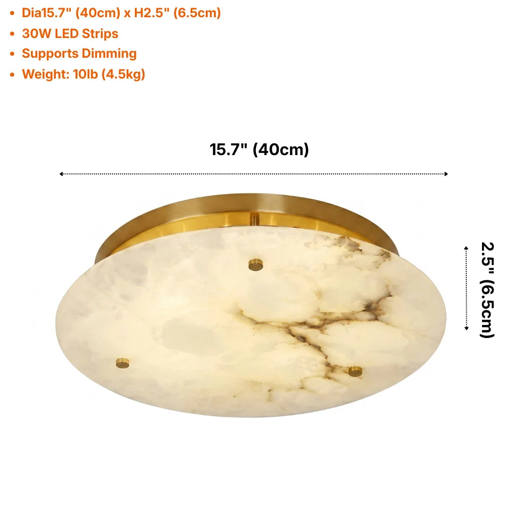 YOOGEE Gold Led Ceiling Light For Entrance Hall
