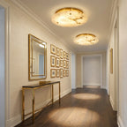 Luxury LED Marble Ceiling Light For Corridor